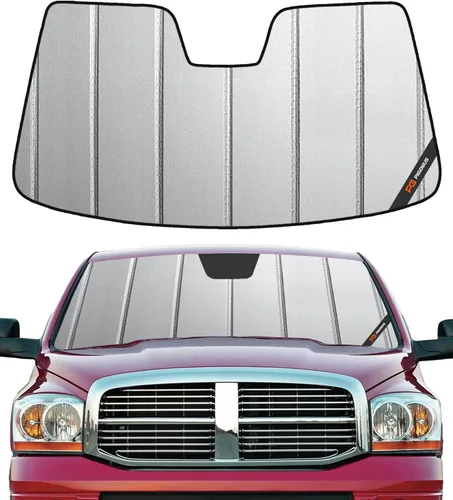 Pigenius Parasol de Parabrisas para Dodge Ram 1500 2002-2008 Protección Solar para Ventana Delantera - Salvaguarda