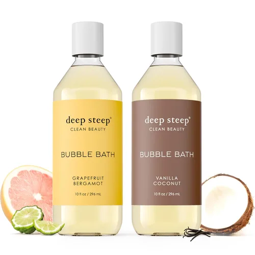 Deep Steep Baño de burbujas, 10 onzas (paquete de 2) (10 onzas líquidas (paquete de 2), (los más vendidos))