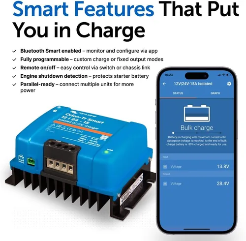 Miniatura 3 de Victron Energy Orion-Tr Smart cargador CC-CC, aislado, con Bluetooth