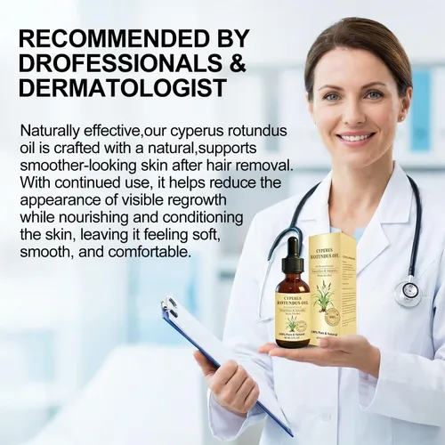 Miniatura 5 de Aceite Cyperus Rotundus para depilación, aceite natural Cyperus Rotundus para reducir el crecimiento no deseado del cabello, calmante e hidratante