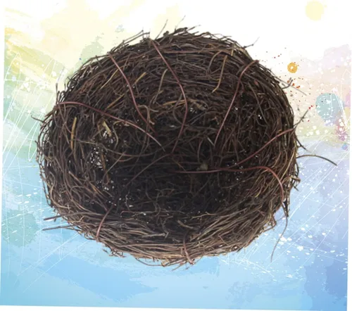 Miniatura 9 de Holibanna Nidos de pájaros para manualidades, nido para pájaros, chocolate, nidos de Pascua, nidos de pájaros naturales, nido de pájaros, huevos