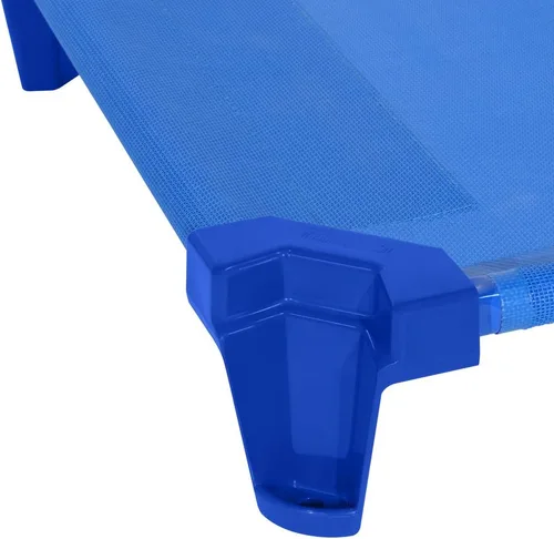 Miniatura 7 de Wood Designs Cunas de guardería apilables para niños, 52 pulgadas, azules, catres para siesta listas para montar para dormir, preescolar, guardería