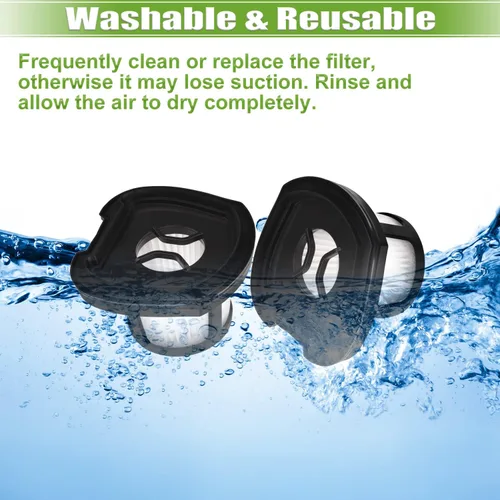 Miniatura 4 de Filtro de repuesto 2390A 2284W compatible con filtro de vacío Bissell Pet Hair Eraser 2390A 2390 2389 2284W 2579, comparado con las piezas # 1614212