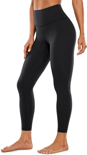 CRZ YOGA Leggings de Entrenamiento con Sensación de Desnudez Cepilladas 25" - Pantalones de Yoga para Mujer de Cintura Alta con Compresión y Control
