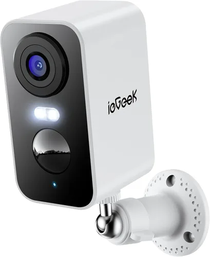 Miniatura 16 de ieGeek Cámaras de seguridad solares inalámbricas para exteriores con panel solar, cámara inalámbrica WiFi 2K para seguridad en el hogar con visión