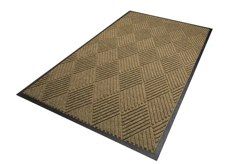 Miniatura 23 de Tapete antideslizante Andersen, fibra de polipropileno diamante clásico, para suelo interior o exterior. Caucho SBR, 3/8 in de grosor., Bluestone, 1