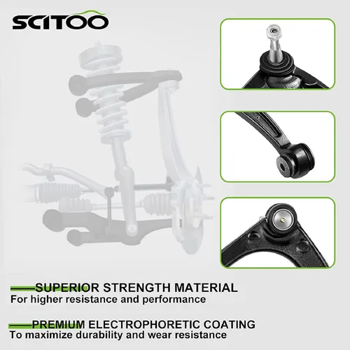 Miniatura 2 de SCITOO 1 pieza – K3134T suspensión delantera superior rótula para Dodge Ram 1500 para Dodge Ram 2500 94-2001 para Jeep Wrangler JK Wrangler Wagoneer