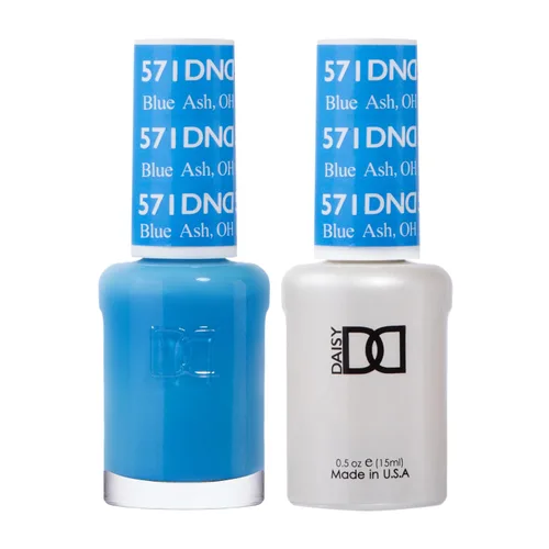 Miniatura 10 de Juego de esmalte de uñas de gel DND, Colección Azul, esmalte de gel UV/LED y laca de uñas de secado al aire, dúo de esmalte sin astillas a juego