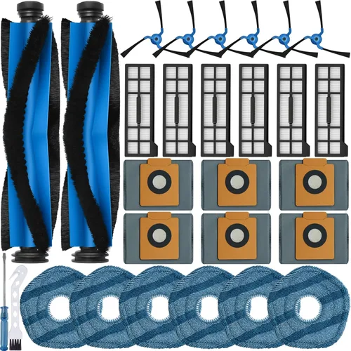 Miniatura 8 de Paquete de 14 bolsas de polvo, compatibles con Eufy E28 Omni/E25 Omni Robot Aspirador, 3 L de gran capacidad, diseño resistente a desgarros de 4