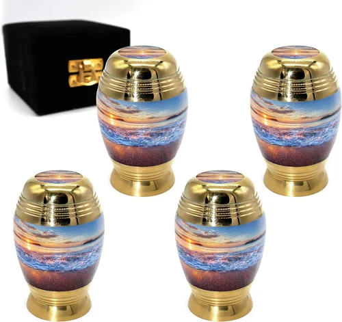 Miniatura 22 de Aurora Borealis Urna de cremación para cenizas para adultos, hombres y mujeres, Urnas de cremación personalizadas para cenizas humanas, urnas