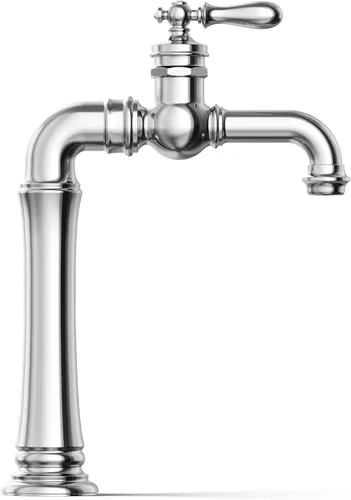 Miniatura 8 de Kohler 72763-9M-CP Artifacts Gentleman's - Grifo para lavabo de baño con una sola manija, 1.2 gpm, cromo pulido