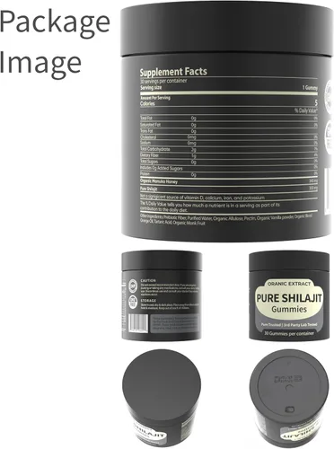Miniatura 6 de Gomitas Shilajit - Fuente del Himalaya 9000 mg, energía y apoyo inmunológico para hombres y mujeres, ácido fúlvico + 85 oligominerales, sabor a miel