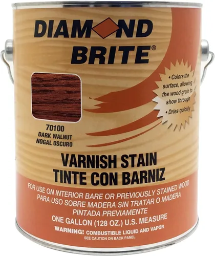 Miniatura 11 de Diamond Brite - Tinte para barniz 70100-2, acabado interior de madera que mejora el grano de madera natural, revestimiento de madera duradero