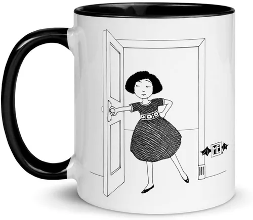 Miniatura 8 de Mary Engelbreit Taza de café divertida, taza de la batalla de ingenios, taza sarcástica con frase, bonita y novedosa, taza de café divertida, regalo