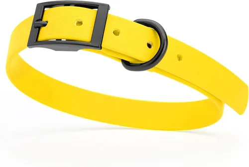 Miniatura 12 de Dogline Biothane - Collar impermeable para perro con hebilla de liberación rápida, resistente cincha de nailon recubierta con resistente y a prueba