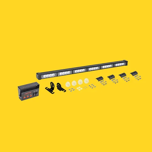 Miniatura 9 de lamphus SolarBlast sbls64 29" 24 W LED Advertencia Tráfico de Emergencia Advisor – Barra de luz ámbar azul, Azul