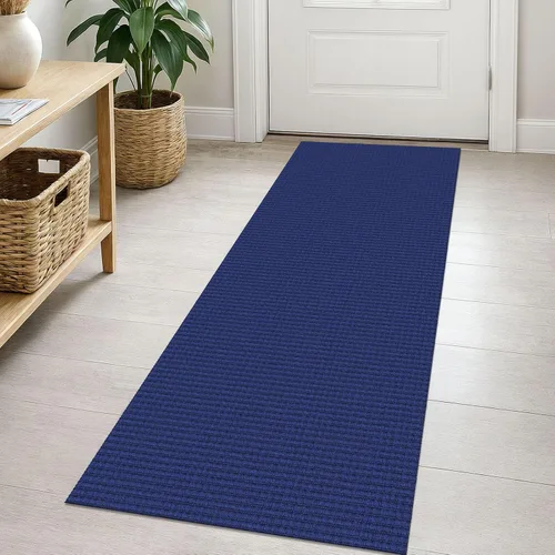 Miniatura 78 de EARTHALL Alfombra de pasillo 3x14 pies, alfombras lavables extra largas para pasillos, tejidas, antideslizante, alfombra trenzada para entrada
