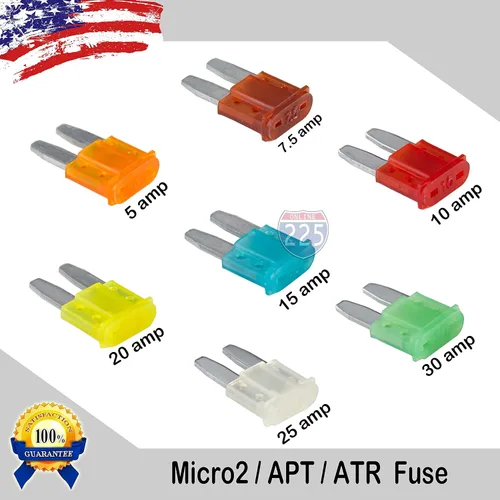 Miniatura 2 de Paquete de 10 fusibles de hoja de 15 amperios APT ATR Micro2 15A para coche, camión, barco, caravana