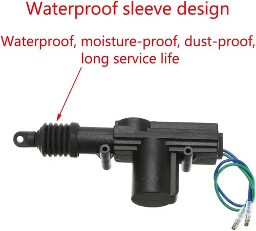 Miniatura 5 de ESUPPORT Motor resistente universal del alambre 12V del alambre 12V del actuador de la cerradura de puerta del poder más elevado del coche