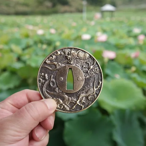 Miniatura 9 de Espada samurái japonesa KOSHIRAE – TSUBA FUCHI KASHIRA MENUKI X82