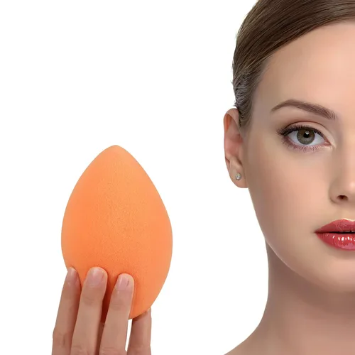 Esponjas de maquillaje extra grandes de 4.3 in, licuadora grande para cara y cuerpo (1 pequeña y 1 grande) -con 2 soportes para esponjas, aplicación