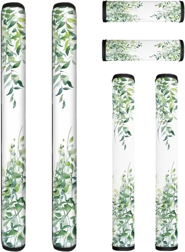 Miniatura 28 de Juego de 6 fundas para manijas de puerta de refrigerador, protector antideslizante para refrigerador, horno, lavavajillas, mantiene