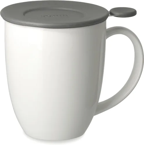 Miniatura 8 de FORLIFE Uni Brew-in-Mug con infusor de té y tapa, 16 onzas, color rojo