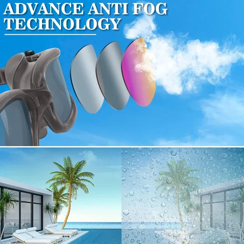 Miniatura 5 de WIN.MAX - Goggles de natación polarizados, antivaho, antirrayos ultravioleta, sin filtraciones y con visión clara para hombres, mujeres, adultos