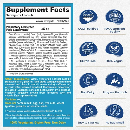 Miniatura 8 de Dr. Ohhira Probióticos Fórmula Profesional con Prebióticos Fermentados 5 Años, Probióticos Vivos Activos y El único Producto con Metabolitos