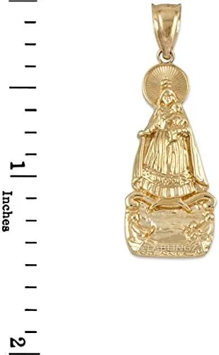 Miniatura 3 de Colgante Nuestra Señora del Cobre de Oro Amarillo de 10K (pequeño), Metal