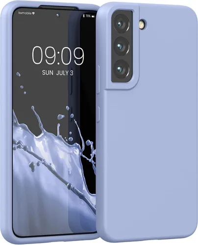 Miniatura 66 de kwmobile Funda compatible con Samsung Galaxy S22 - Funda de silicona TPU con acabado suave - Blue Reef