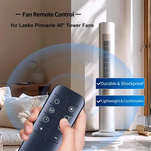 Miniatura 2 de Nuevo control remoto de repuesto para ventiladores de torre Lasko Pinnacle 40" DST100