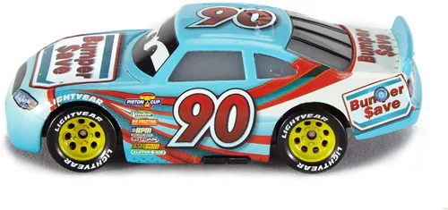 Miniatura 3 de Auto de juguete Disney/Pixar Cars 3, Ponchy Wipeout (con resguardo trasero), vehículo die-cast