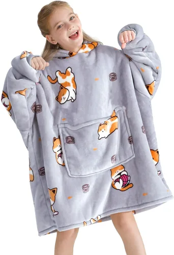 Miniatura 8 de Aemilas Wearable Blanket Hoodie - Warm Sherpa Blanket Sweatshirt as Gifts for Adult Women Mom Men, One Size Fits All
