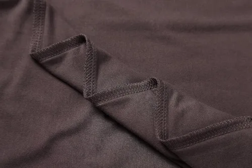 Miniatura 4 de Herou - Blusa de mangas largas ajustada, ligera e informal con cuello de tortuga para mujer