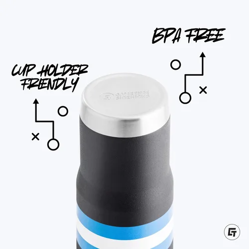 Miniatura 4 de Gametime Sidekicks Penn State - Vaso azul marino de 20 onzas, con licencia oficial, acero inoxidable 18/8, doble pared, aislado al vacío, logotipos