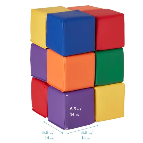 Miniatura 2 de ECR4Kids Softzone - Bloques blandos para niños (12 piezas)