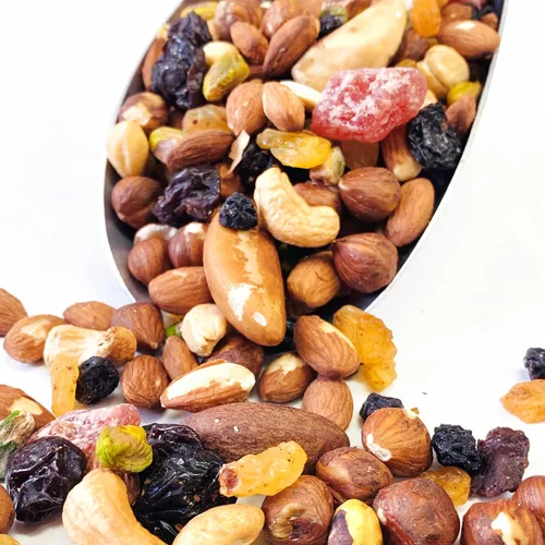 Miniatura 3 de NY SPICE SHOP Mezcla de frutos secos antioxidantes con frutos secos mixtos, bocadillos saludables para adultos y niños - Paquetes de bocadillos