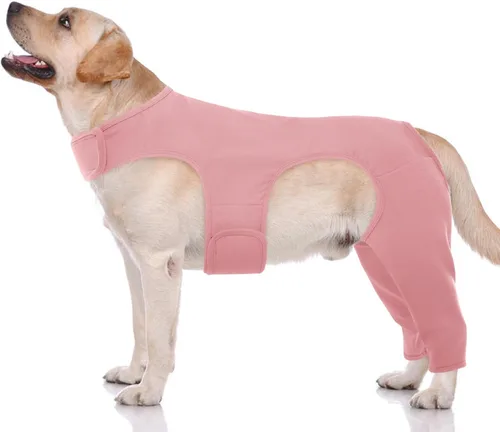 Miniatura 16 de ROZKITCH Manga para Pata Trasera de Perro para Pata Derecha e Izquierda, Protector de Codo Ajustable para Mascotas que Previene Lamer Heridas, Manga