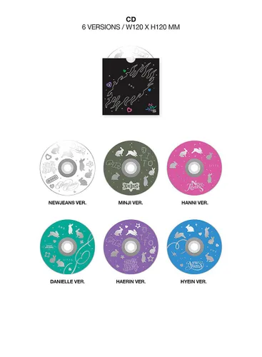 Miniatura 7 de NEWJEANS OMG 1st Winter Single Album ( MESSAGE CARD Ver. - MINJI ) K-POP SEALED