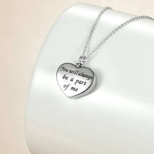 Miniatura 3 de ONEFINITY Collar de urna de cremación para cenizas, plata de ley, concha de abulón, árbol de la vida, collar con medallón que sostiene imágenes