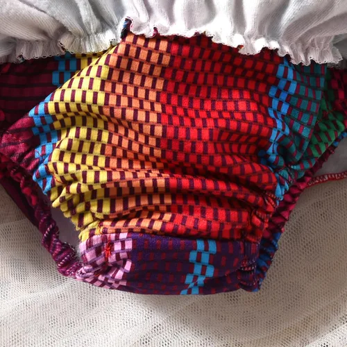 Miniatura 5 de HINTINA Conjunto de ropa de fiesta de Cinco de Mayo para bebé niña mexicana bordados florales