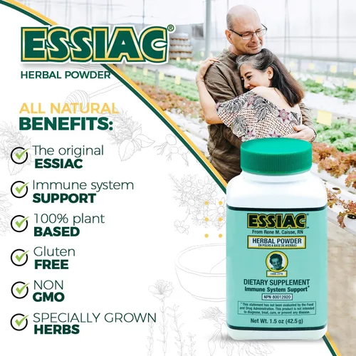 Miniatura 3 de Essiac Té de hierbas en polvo original, botella de 1.5 onzas, potente mezcla antioxidante para ayudar a promover la salud y el bienestar general