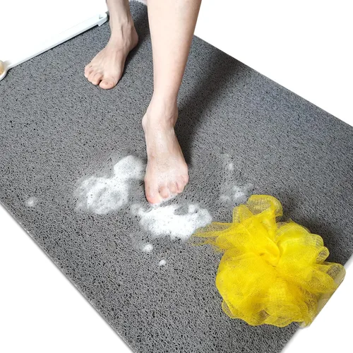 Miniatura 11 de Alfombrillas de ducha antideslizantes para personas mayores, 24x47'' Extra Large Loofah, alfombrillas de baño para ducha, alfombrilla antideslizante