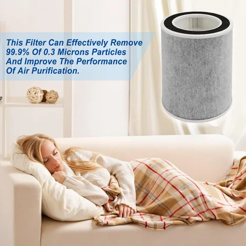 Miniatura 6 de HP202 - Filtro de repuesto True HEPA compatible con purificador de aire Shark HP201, HP202, UA205, AP1000 y 3 en 1