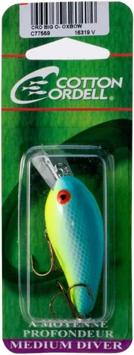 Miniatura 3 de Cotton Cordell Big O - Señuelo de pesca Crankbait de labio cuadrado Oxbow