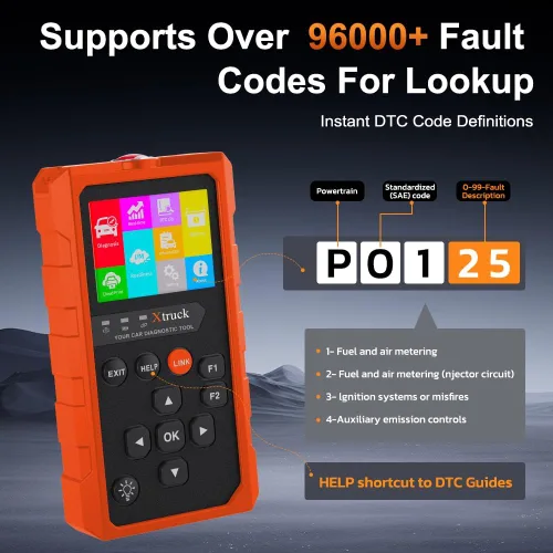 Miniatura 2 de Herramienta de diagnóstico del escáner inalámbrico OBD2, lector de código de coche 96000+ Escáner DTC con reinicio para iOS y Android, modo 6, modo