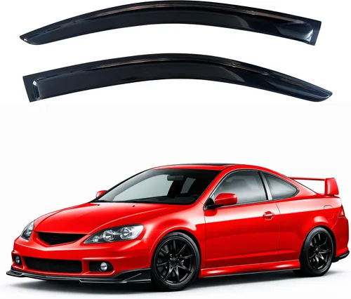 Miniatura 260 de KPY Visor de ventana compatible con Hyundai Tucson 2021-2025, 4 piezas de deflector de ventilación para ventana lateral, estilo Mugen, protector
