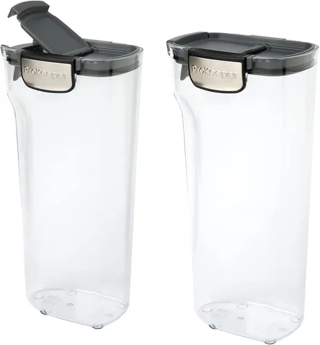 Miniatura 11 de Progressive International ProKeeper+ Juego de recipientes de almacenamiento de alimentos de plástico transparente herméticos para la cocina