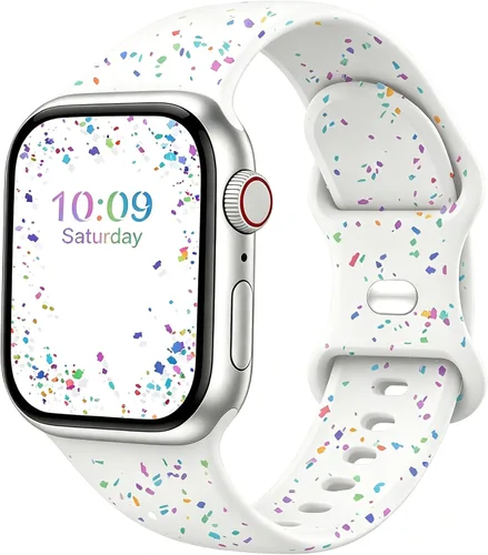 Miniatura 8 de Correas deportivas compatibles con Apple Watch de 38mm 40mm 41mm 42mm 44mm 45mm 46mm 49mm, p/mujer y hombre, correa de silicona para iWatch Series